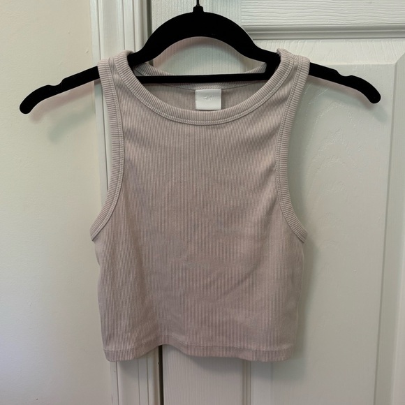 H&M Ribbed Cropped Tank Top - Picture 1 of 4